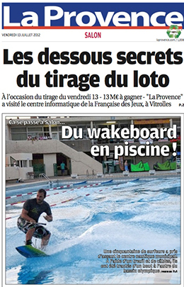 flysurf.com fait la couv' de La Provence